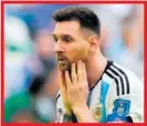  ?? ?? Messi, ayer contra Arabia Saudí.