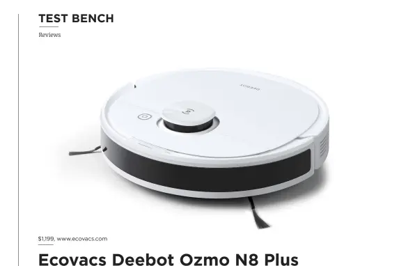  ??  ?? $1,199, www.ecovacs.com