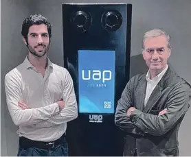  ?? ?? Mateo Cusí y Joaquín Cusí, director de expansión y CEO de Urban Air Purifier respectiva­mente.