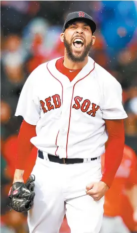  ?? FOTOS: AFP Y AP ?? David Price, pitcher de los Medias Rojas