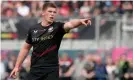  ?? ?? ‘He is the very reason why we have won as much as we have,’ says Saracens’ Jamie George of his captain Owen Farrell. Photograph: Matt Impey/Shuttersto­ck