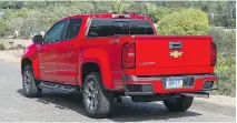  ??  ?? The Chevrolet Colorado diesel topped the small truck field.