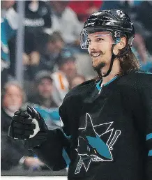  ?? JOSIE LEPE/THE CANADIAN PRESS/THE ASSOCIATED PRESS ?? Erik Karlsson says it will be “weird” to be in Ottawa Saturday as an opposing player.