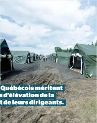  ??  ?? Les Québécois méritent plus d’élévation de la part de leurs dirigeants.