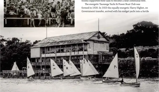  ??  ?? BOTTOM Cornwell Cup day at Takapuna Boating Club, 1947.