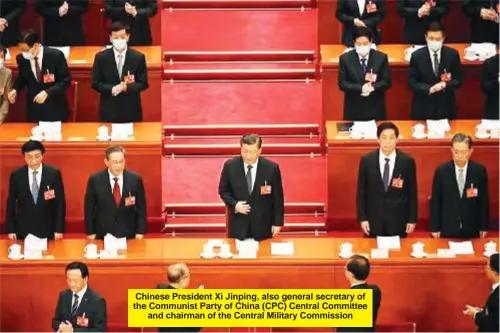  ?? ?? Chinese President Xi Jinping, also general secretary of the Communist Party of China (CPC) Central Committee and chairman of the Central Military Commission