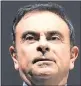  ??  ?? CARLOS GHOSN: Wants a commitment to carmakers.