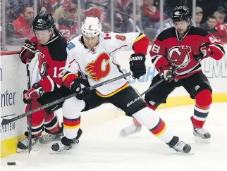  ?? J U L I O C O RT E Z / T H E C A NA D I A N P R E S S ?? Dennis Wideman’s 20- game suspension is a key blow to Calgary.