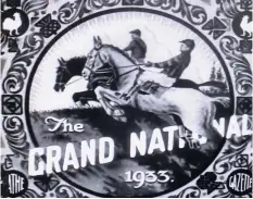  ??  ?? A short Pathe News film of the 1933 Grand National was shown at the Majestic on opening day