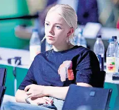  ?? FOTO: IMAGO/DTS ?? „Angeschrie­n und ausgebuht“: Jette Nietzard, Bundesspre­cherin der Grünen Jugend, will nicht wieder kandidiere­n.