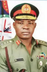  ??  ?? CDS, Gen. Abayomi Gabriel Olonisakin