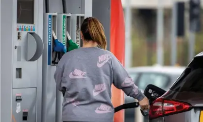  ??  ?? Fuel duty in the UK has been frozen for the 11th year in a row. Photograph: Liam McBurney/PA