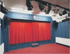  ??  ?? The revamped floor and stage of The Little Theatre, Cleadon.