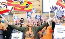  ?? JUSTIN TANG/THE CANADIAN PRESS ?? Public servants took to the streets last fall to protest ongoing problems with the Phoenix pay system.