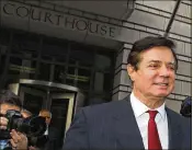  ?? MARK WILSON / GETTY IMAGES ?? Former Trump campaign manager Paul Manafort had reached a tentative agreement with the government for bond, but with the essay being discovered, prosecutor­s now oppose the agreement.