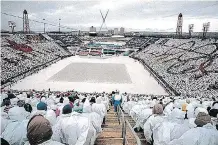  ?? DEAN BICKNELL/FILES ?? The opening ceremonies for the Winter Olympics in Calgary in February of 1988.