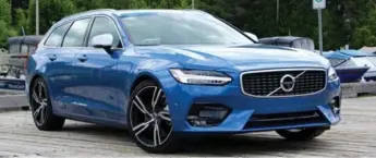  ?? JONATHAN YARKONY/AUTOGUIDE.COM ?? The V90 starts at about $59,000, going over $64,000 for the T6 AWD and closing in on $80,000 fully loaded.
