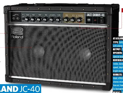 Roland JC-40 - PressReader