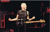  ?? Luis Sinco Los Angeles Times ?? ROGER WATERS, at Desert Trip in Indio last year, has released his first solo rock album since 1992.