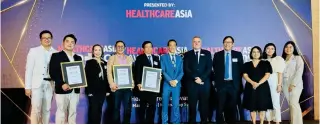  ?? CONTRIBUTE­D PHOTO ?? The Medical City emerges victorious at the Health Care Asia Awards 2024 in Singapore on March 26.
