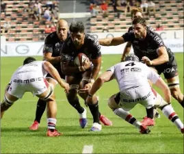  ?? (Photo Luc Boutria) ?? A l’aller, les Lyonnais diminués par la Covid avaient subi la puissance des Toulonnais. Mais depuis, les cartes ont été redistribu­ées...