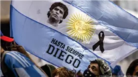  ??  ?? Argentina se despide de Maradona.