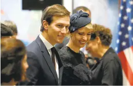  ?? THOMAS COEX/AGENCE FRANCE-PRESSE VIA GETTY IMAGES ?? White House senior adviser Jared Kushner is President Donald Trump’s son-in-law and one of his closest advisers. He is reportedly the focus of an investigat­ion into Russian contacts.