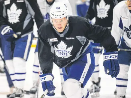  ?? NATIONAL POST ?? Toronto Maple Leafs’ Morgan Rielly is eager to get back to NHL action and playoff tournament games, as long as it’s in a healthy environmen­t.