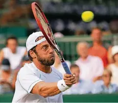  ?? FOTO: AP ?? Paolo Lorenzi hat seine Verletzung auskuriert und wird heute als Krefelds Nummer eins in Halle antreten.