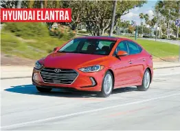  ??  ?? Hyundai Elantra