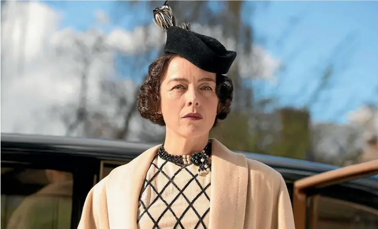  ??  ?? Olivia Williams plays Lady Priscilla Hamilton in The Halcyon.