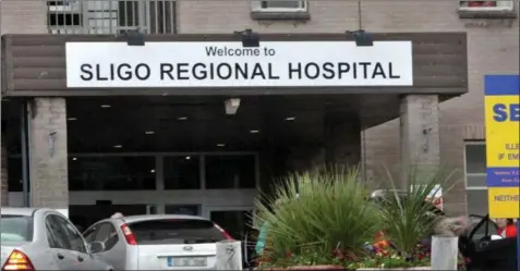  ??  ?? Sligo University Hospital where Conor Maxwell was born on August 13th 2003.