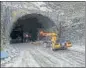  ?? ?? The tunnel will allow faster deployment of weapons and soldiers to forward areas in the Tawang sector.