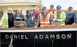  ?? PHOTOS: DAPS UNLESS INDICATED ?? The crew of the Daniel Adamson.