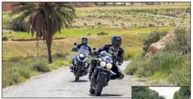  ?? (Photos Islam Hakiri et RC) ?? Le premier Moto Tour Series Tunisie des Varois Sam Thomas et Marc Fontan a été une franche réussite sportive et populaire.