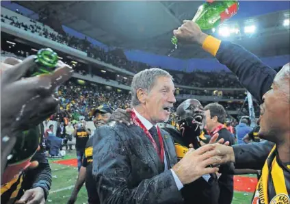  ?? Photo: Duif du Toit/Gallo Images ?? Locked in: Stuart Baxter’s bosses at SuperSport United have premiershi­p ambitions and are said to be reluctant to release him to become the national team’s coach.