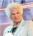  ?? ?? Senatrice a vita Liliana Segre, 92 anni, sopravviss­uta all’Olocausto, è stata nominata senatrice a vita da Sergio Mattarella il 18 gennaio 2018 (Ansa)