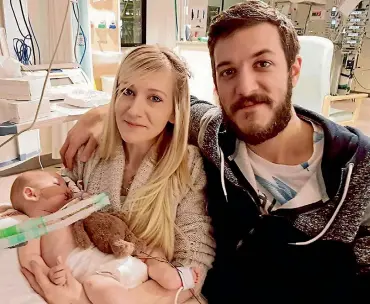  ?? PHOTO: SUPPLIED ?? Charlie Gard’s parents, Chris Gard and Connie Yates, have been fighting for him to undergo a therapy trial in America.