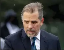  ?? ANDREW HARNIK — THE ASSOCIATED PRESS ?? Hunter Biden, the son of President Joe Biden, during the White House Easter Egg Roll at the White House on April 18. The financial dealings of the president’s son will come under new scrutiny if Republican­s win control of one or both houses of Congress this fall.