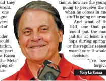  ??  ?? Tony La Russa