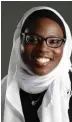  ?? ?? Aberdeensh­ire councillor Fatima Joji warned about falling backwards in terms of female representa­tion