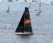  ?? MARK EVANS/GETTY IMAGES ?? Wild Oats XI set a new Sydney to Hobart race record of 1 day, 8 hours, 48 minutes and 50 seconds.