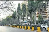  ?? VIJAY BATE/HT PHOTO ?? BMC plans to revamp the central divider that runs down KC Marg at Bandra Reclamatio­n.