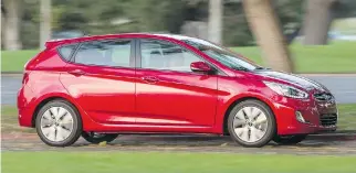  ?? HYUNDAI ?? The Hyundai Accent takes the title of lowest-priced car in Canada.