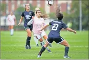  ?? WATERFIELD/PROVIDED BY OSU ATHLETICS] ?? Oklahoma State midfielder Jaci Jones (9) is one of five seniors playing in her final regular-season home game when the Cowgirls host Baylor at 7 p.m. Thursday. [BRUCE