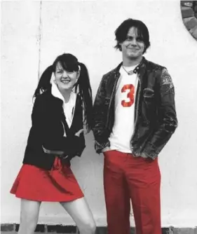  ?? Pieter van Hattem ?? The White Stripes: Meg and Jack White.