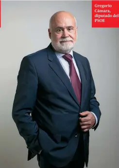 ??  ?? Gregorio Cámara, diputado del PSOE