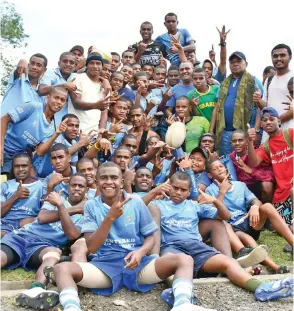  ?? Photo: Ronald Kumar ?? Namosi Secondary School Under-16 team with their coach and officials on June 22, 2024.