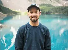  ?? FACEBOOK ?? Photograph­er Matt Snell died while climbing Tunnel Mountain near Banff on Friday. Originally from Ontario, Snell was 26.