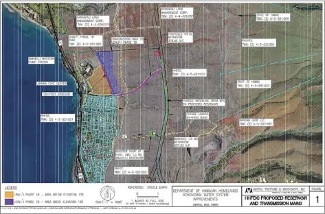  ?? AUSTIN, TSUTSUMI AND ASSOCIATES graphic ?? A proposed water system improvemen­t project in Honokowai will help deliver potable water to state projects in West Maui. Two state agencies concluded that new or additional environmen­tal impacts will not need to be examined for the project.